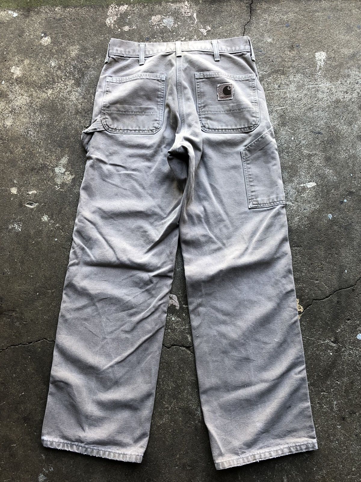 Carhartt Carhartt Work Pants Faded Distressed Size US 30 / EU 46 - 2 Thumbnail