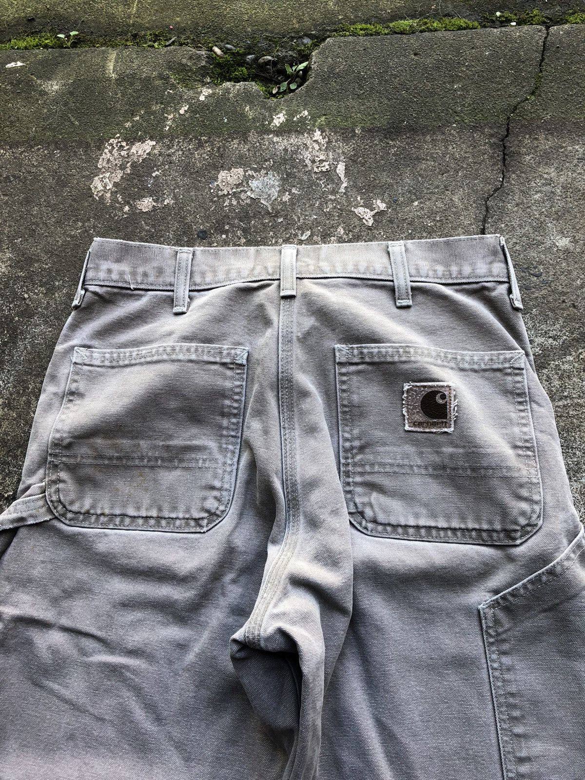 Carhartt Carhartt Work Pants Faded Distressed Size US 30 / EU 46 - 4 Thumbnail
