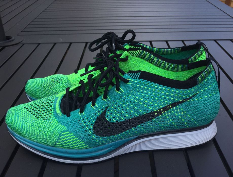 Nike Flyknit Racer Lucid Green Size US 10 / EU 43 - 1 Preview