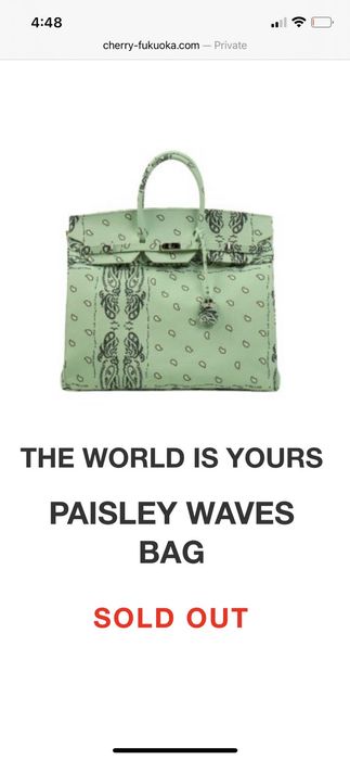 The World Is Yours Paisley Waves Travel Bag | Grailed