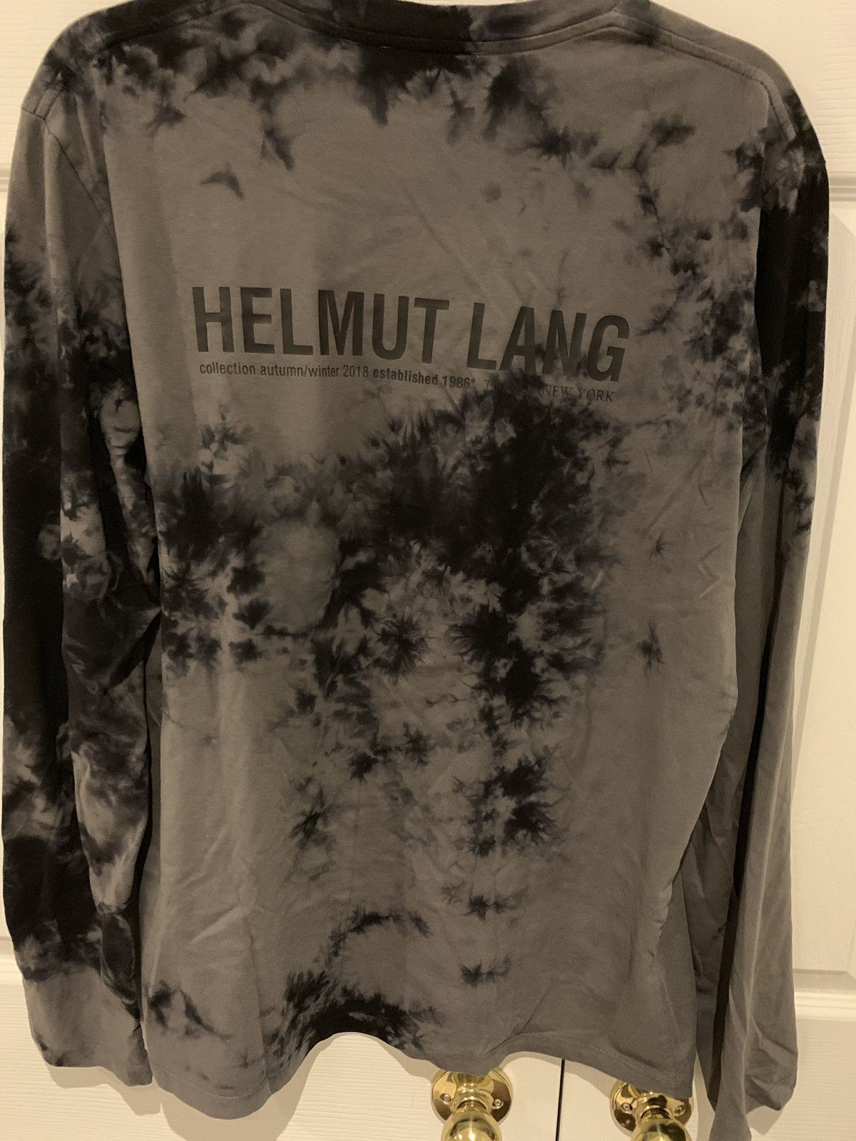 Helmut Lang Helmut Lang Tie Dye long sleeve T-shirt Size US L / EU 52-54 / 3 - 1 Thumbnail