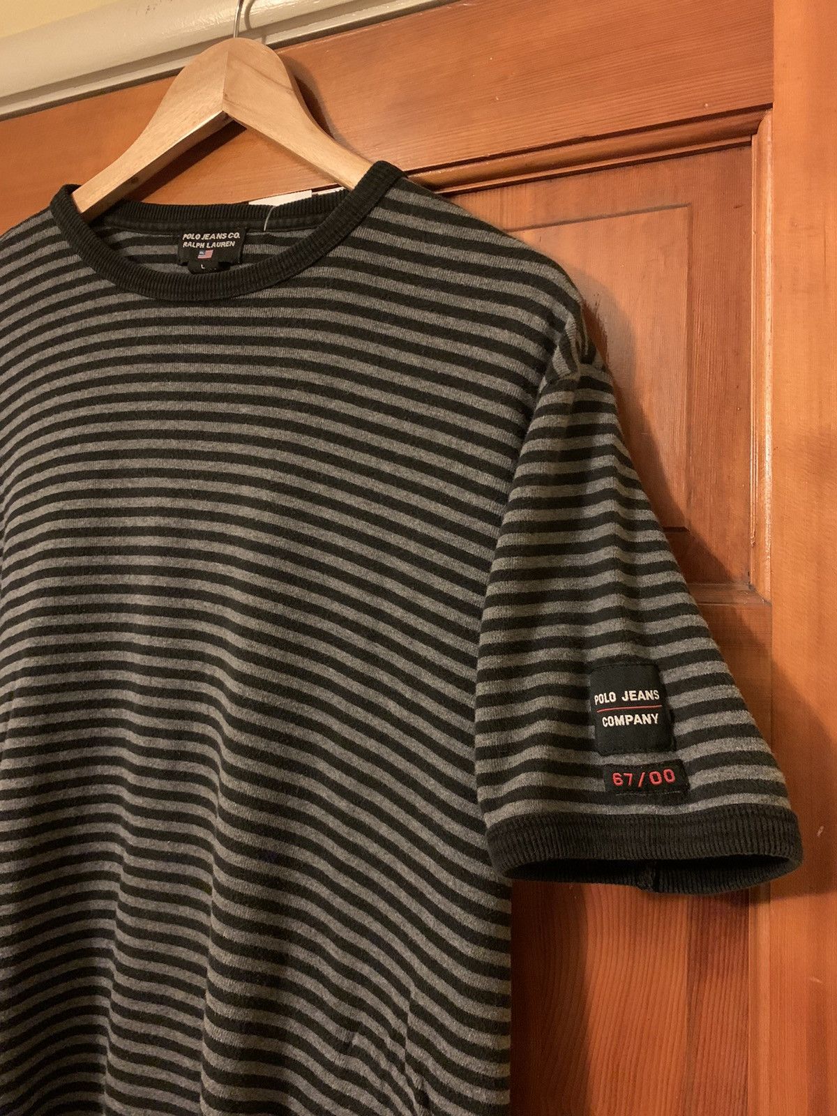 Polo Ralph Lauren × Ralph Lauren × Vintage *RARE* Vintage Polo Jeans Co Ralph Lauren Striped Shirt - L Size US L / EU 52-54 / 3 - 2 Thumbnail