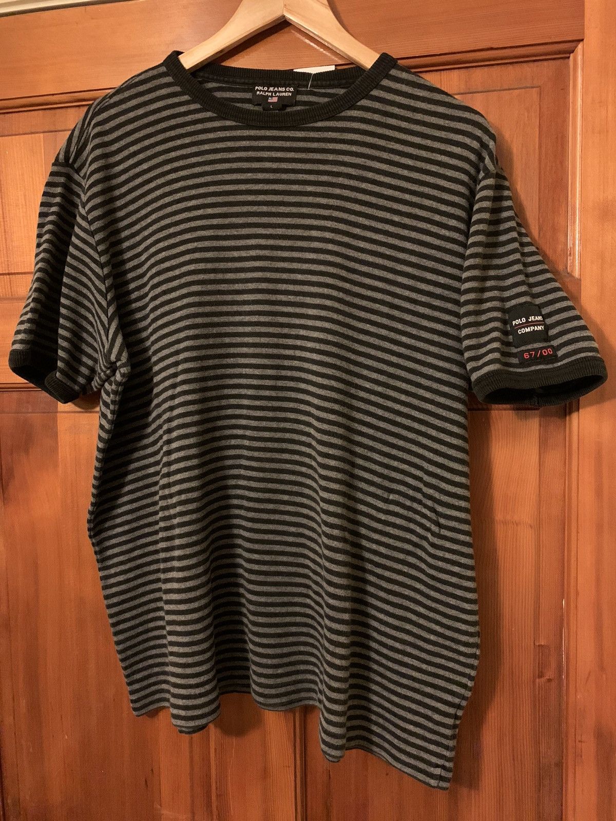Polo Ralph Lauren × Ralph Lauren × Vintage *RARE* Vintage Polo Jeans Co Ralph Lauren Striped Shirt - L Size US L / EU 52-54 / 3 - 1 Thumbnail