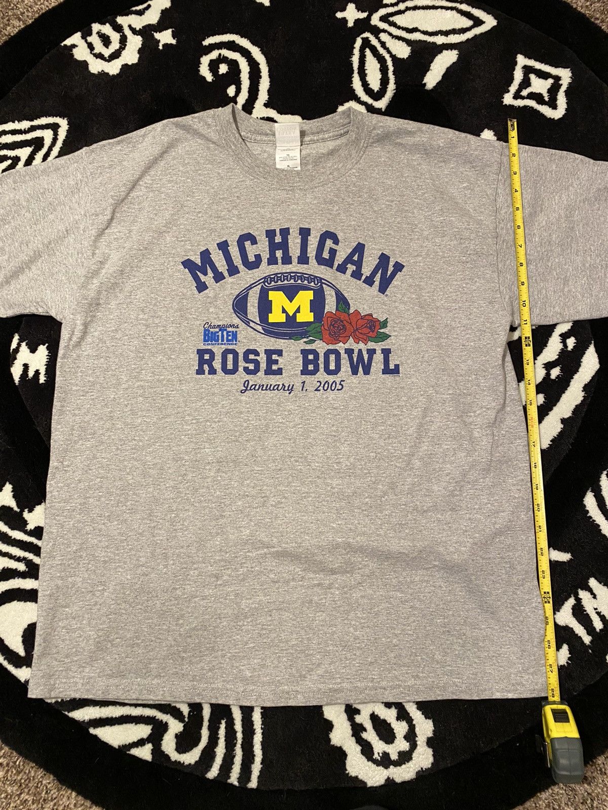 Rare Vintage Gildan 2005 Michigan Big 10 Champions rose bowl crewneck size hotsell Med