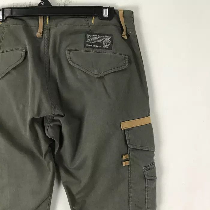 Edwin Vintage Edwin Cargo Pants 7 Multi pocket Tactical Pants Size US 32 / EU 48 - 12 Thumbnail