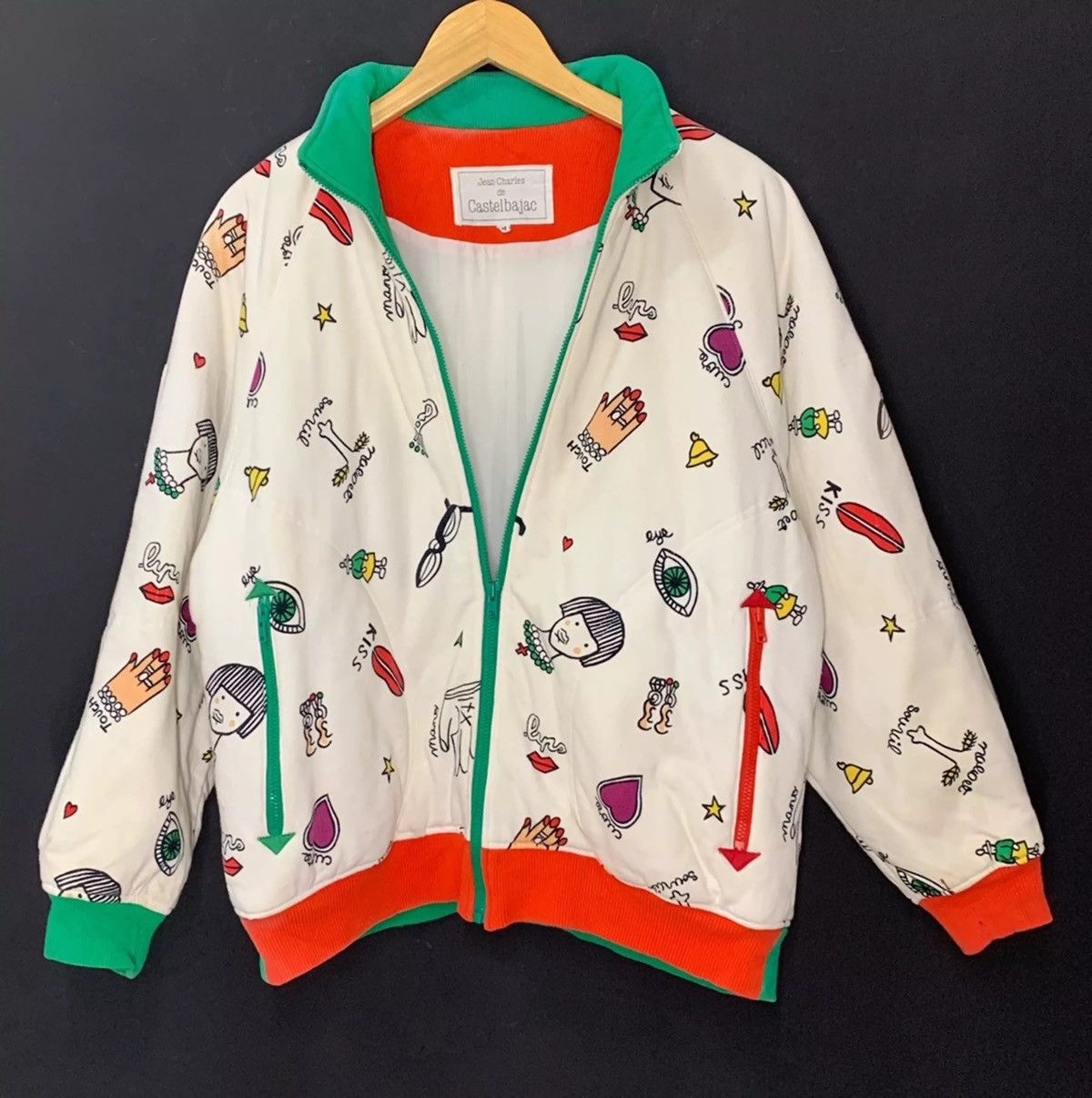 Cartoon Network RARE‼️ Jc De Castelbajac Over Printed Sweaters Jacket Size US M / EU 48-50 / 2 - 7 Thumbnail