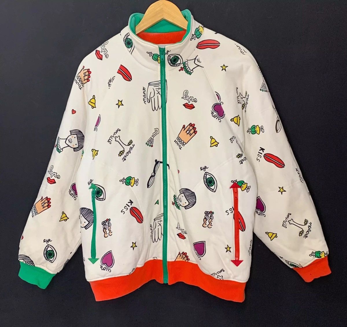 Cartoon Network RARE‼️ Jc De Castelbajac Over Printed Sweaters Jacket Size US M / EU 48-50 / 2 - 1 Thumbnail