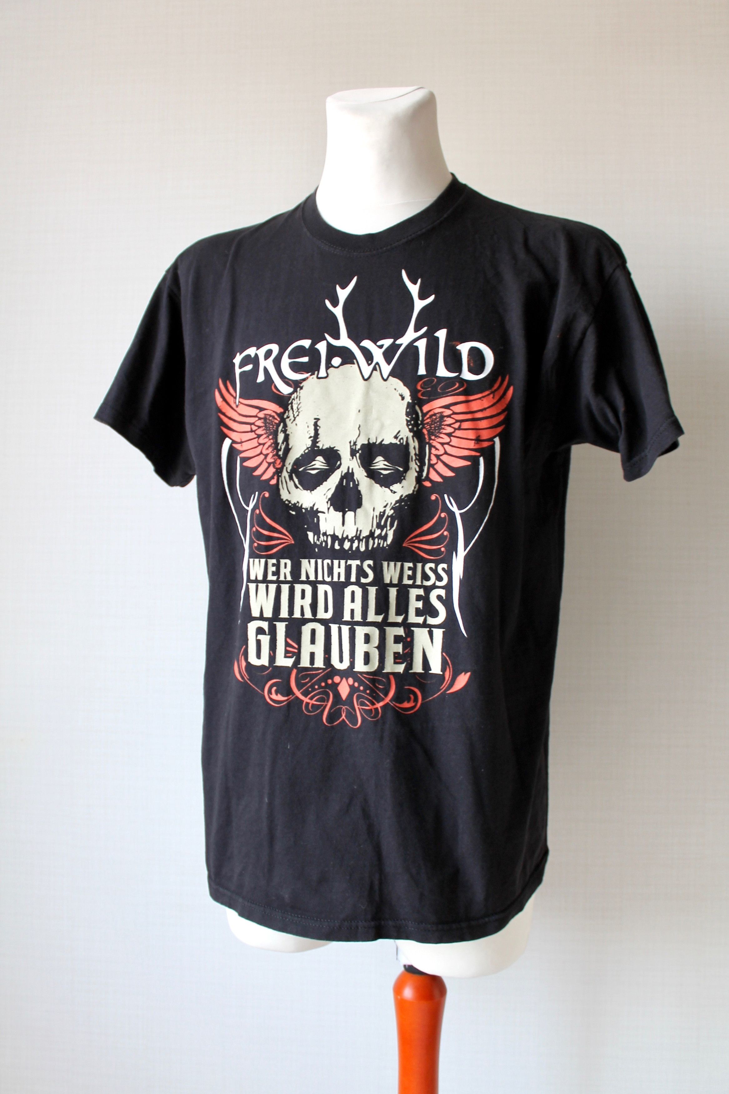 Band Tees Frei WILD Band tee Skull T shirt Black Size US XL / EU 56 / 4 - 7 Thumbnail