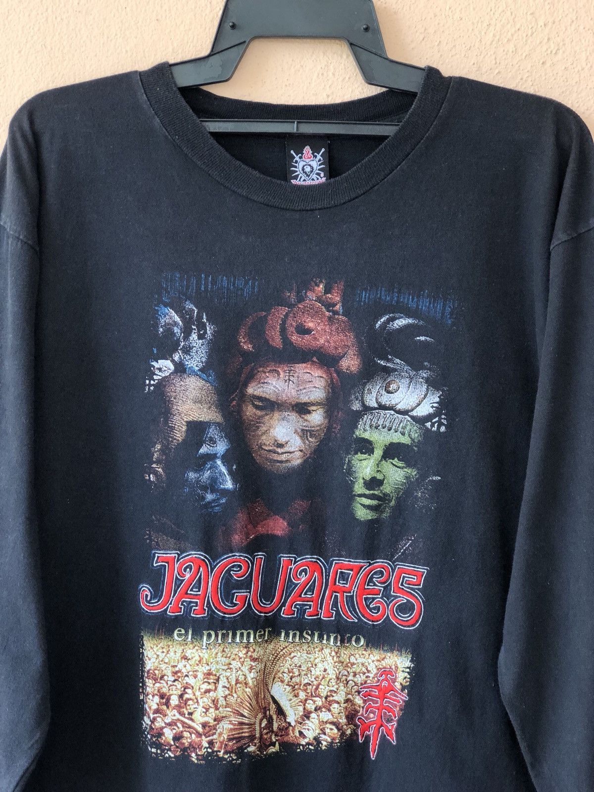 Japanese Brand × Vintage Vintage JAGUARES el primer instinto album Promo Tee Size US L / EU 52-54 / 3 - 2 Thumbnail
