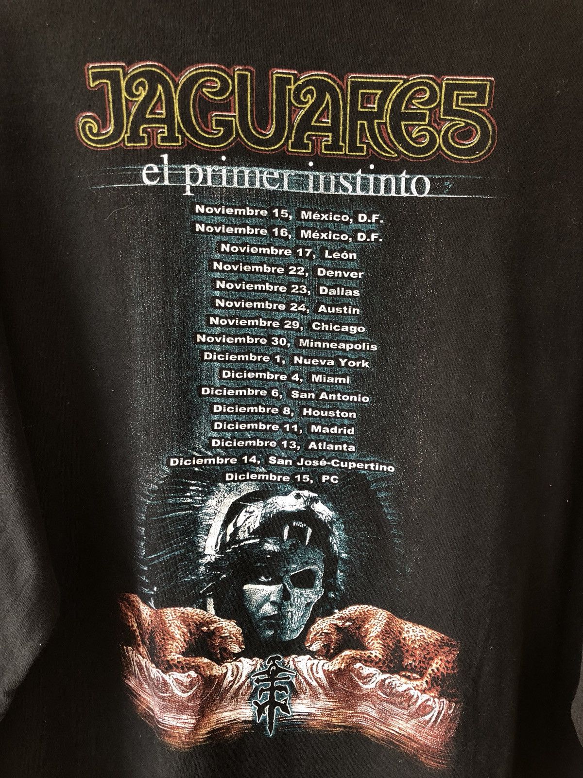 Japanese Brand × Vintage Vintage JAGUARES el primer instinto album Promo Tee Size US L / EU 52-54 / 3 - 9 Thumbnail