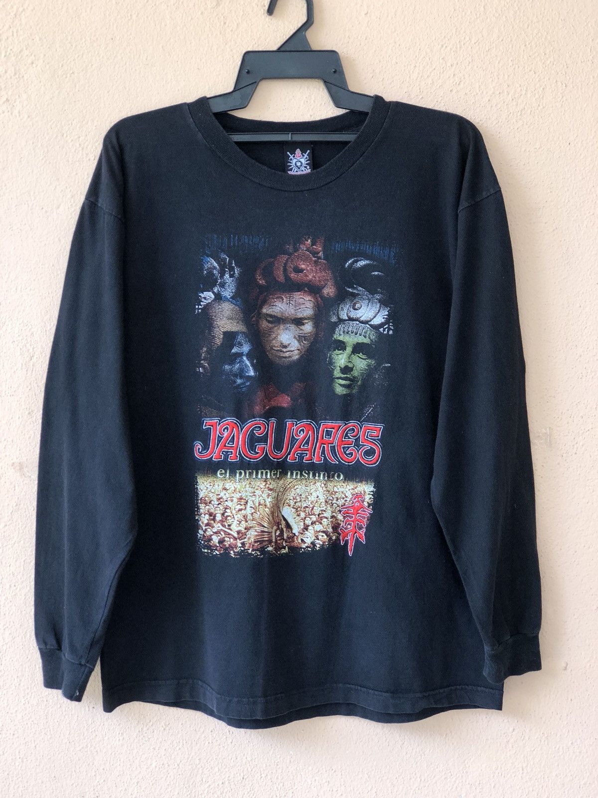 Japanese Brand × Vintage Vintage JAGUARES el primer instinto album Promo Tee Size US L / EU 52-54 / 3 - 1 Thumbnail
