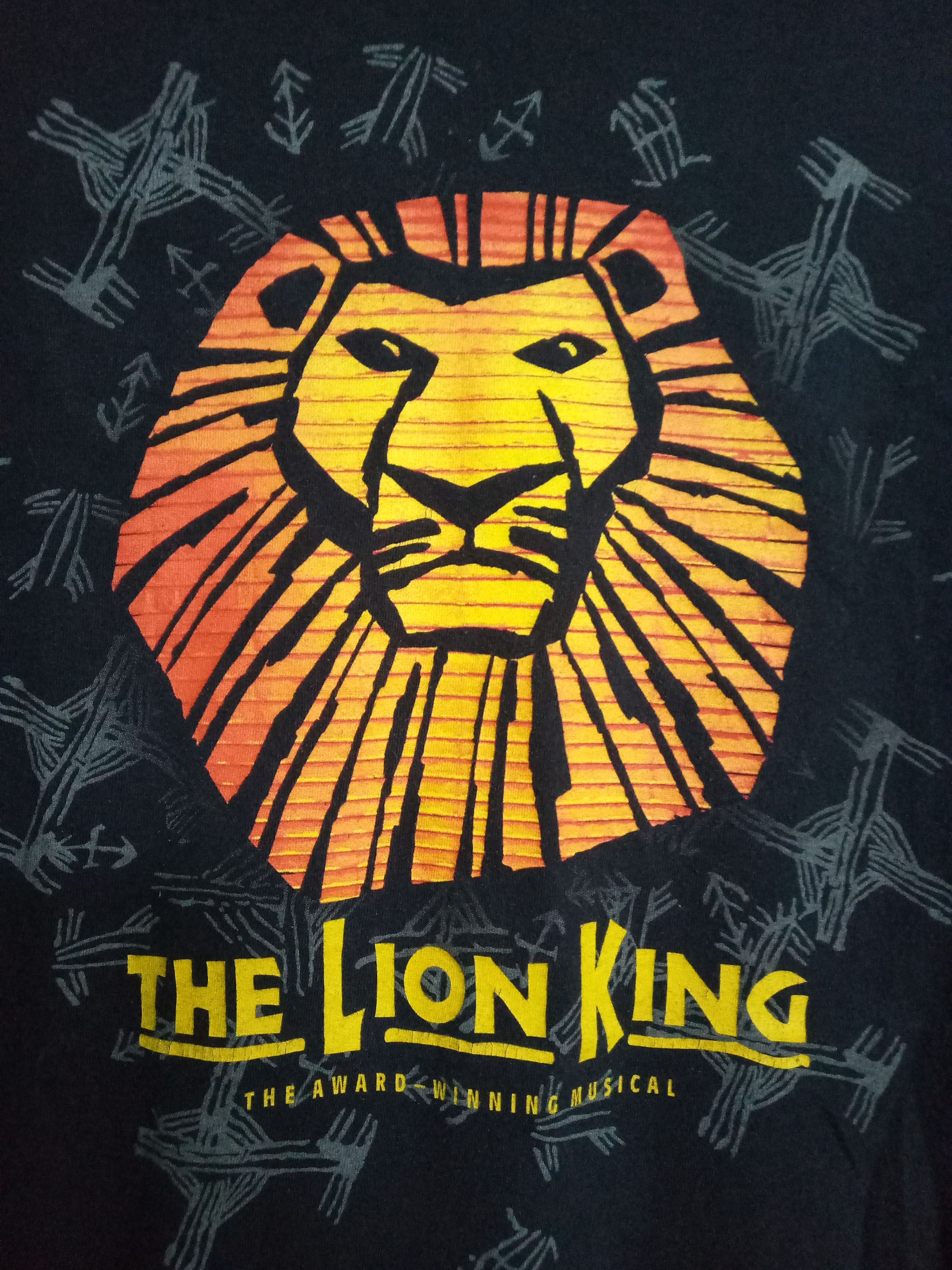 Disney vintage The Lion King Musical Disney London cartoon network Size US M / EU 48-50 / 2 - 3 Thumbnail
