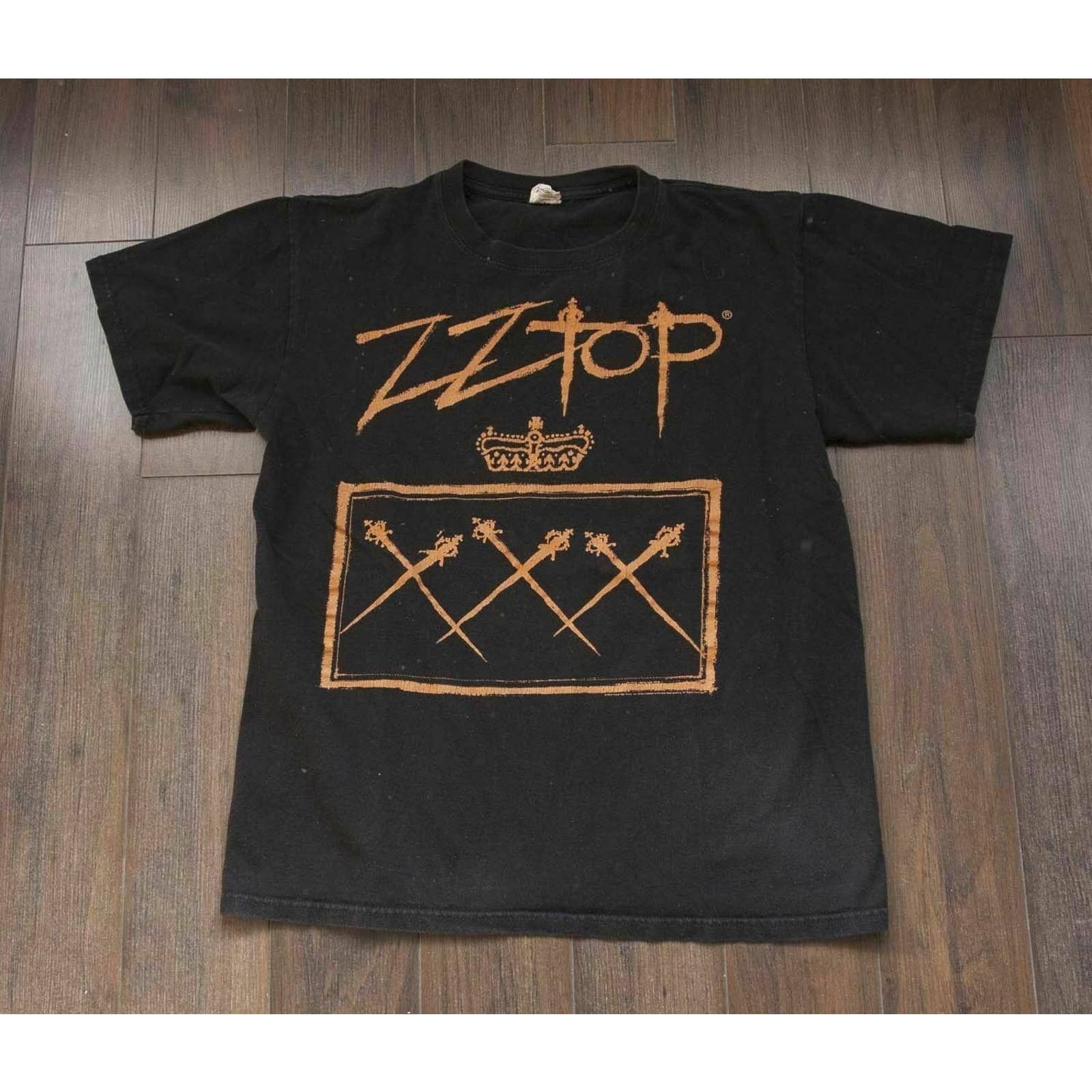 Anvil × Band Tees ZZ Top T Shirt 2012 Tour size M Size US M / EU 48-50 / 2 - 1 Thumbnail