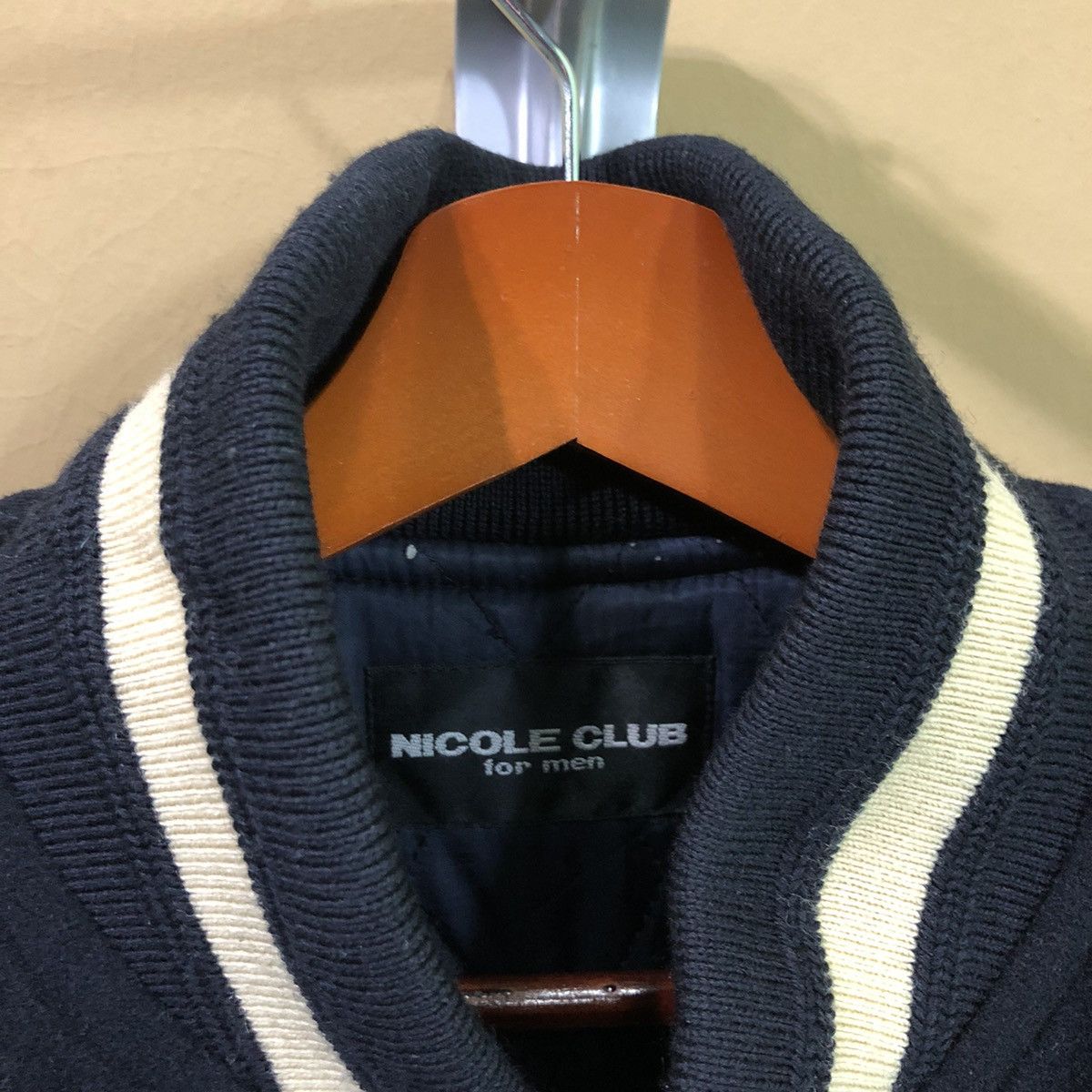 Japanese Brand × Vintage Nicole Club Varsity Jacket Size US M / EU 48-50 / 2 - 6 Thumbnail