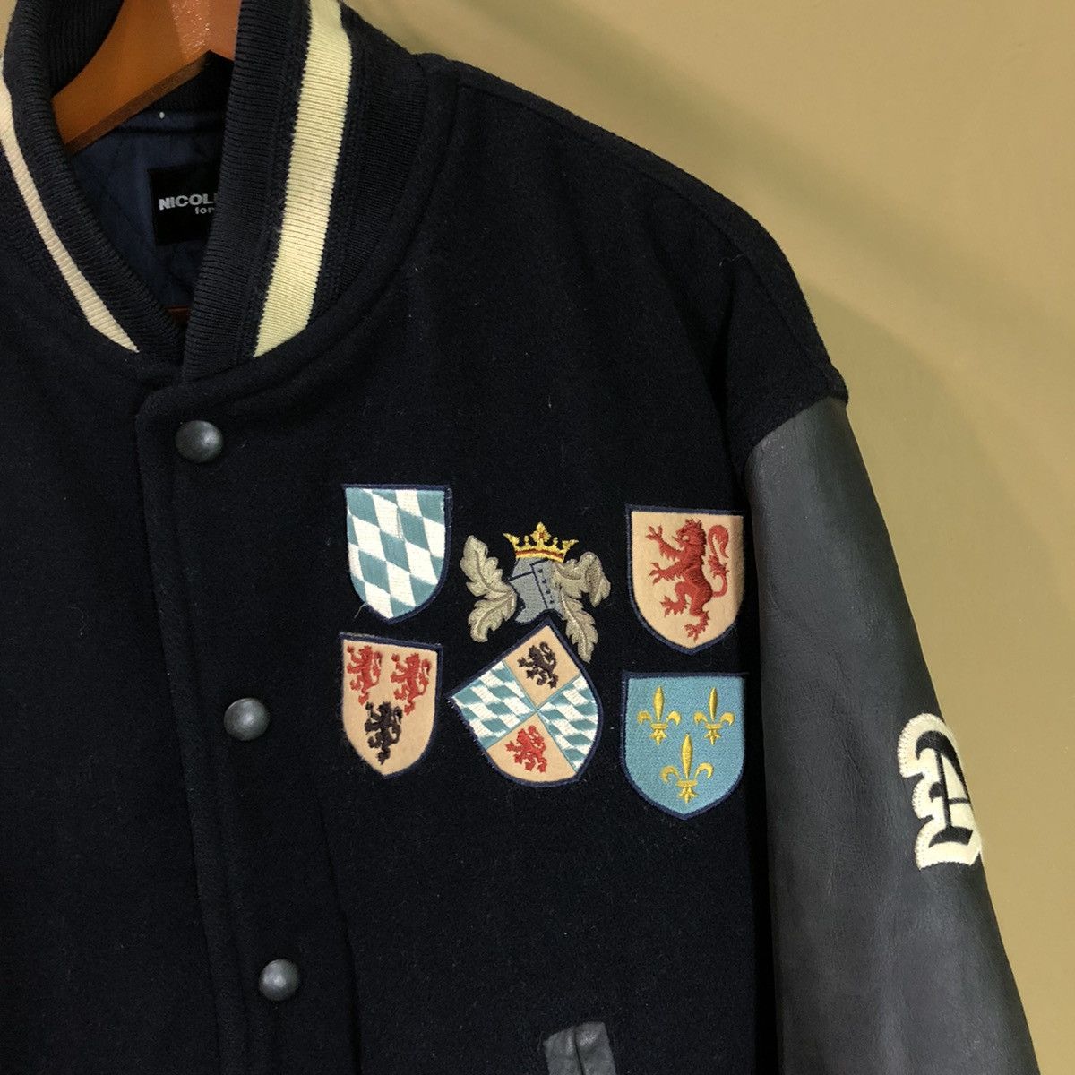 Japanese Brand × Vintage Nicole Club Varsity Jacket Size US M / EU 48-50 / 2 - 5 Thumbnail