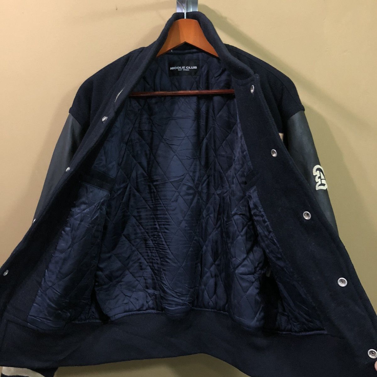 Japanese Brand × Vintage Nicole Club Varsity Jacket Size US M / EU 48-50 / 2 - 7 Thumbnail