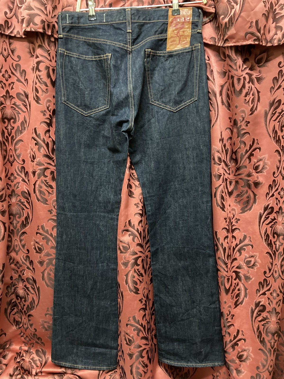 Kapital × Kapital Kountry Kapital Leather Patch Denim Blue