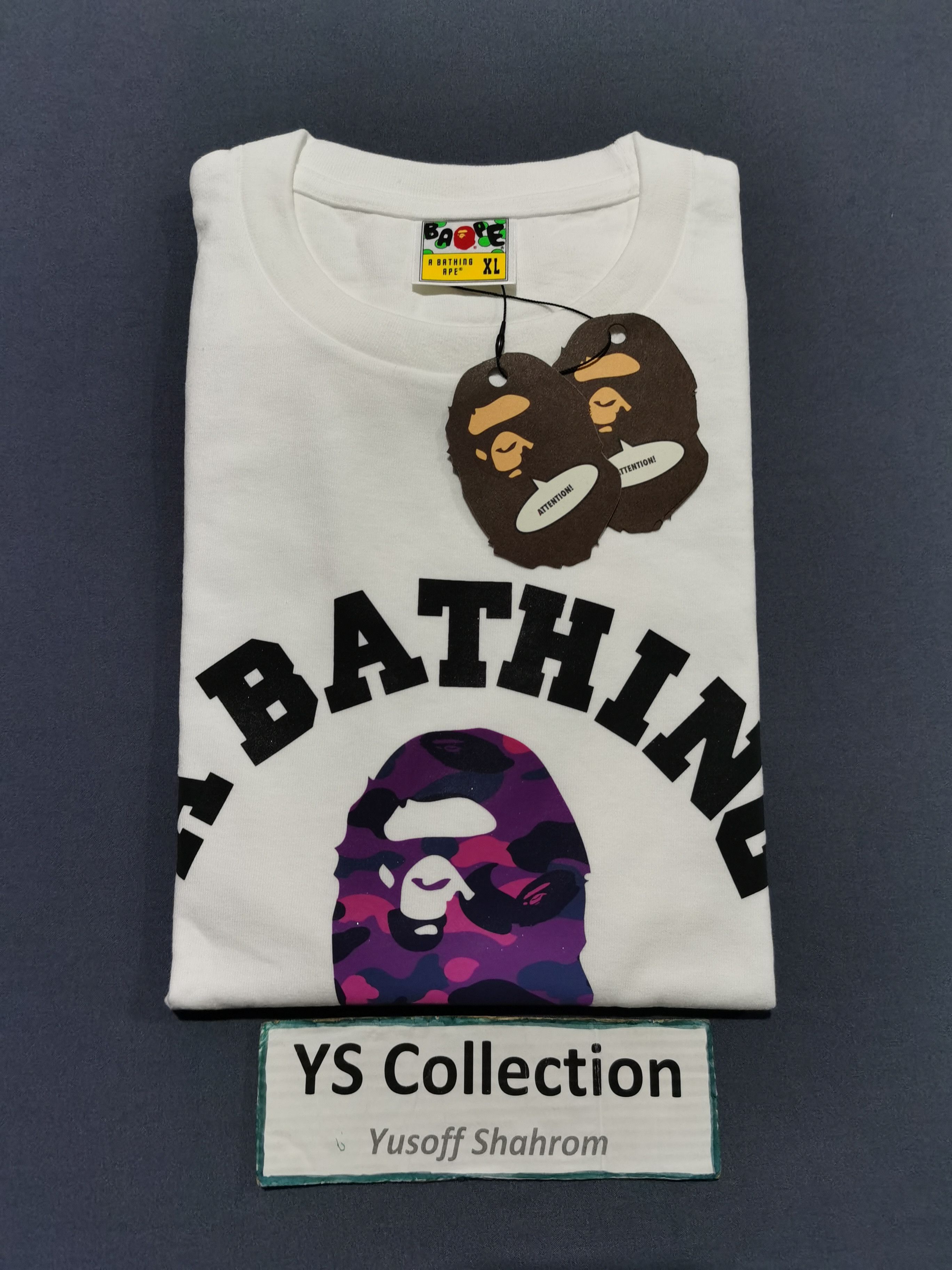 Bape Bape Reflector College Tee Size US XL / EU 56 / 4 - 1 Thumbnail
