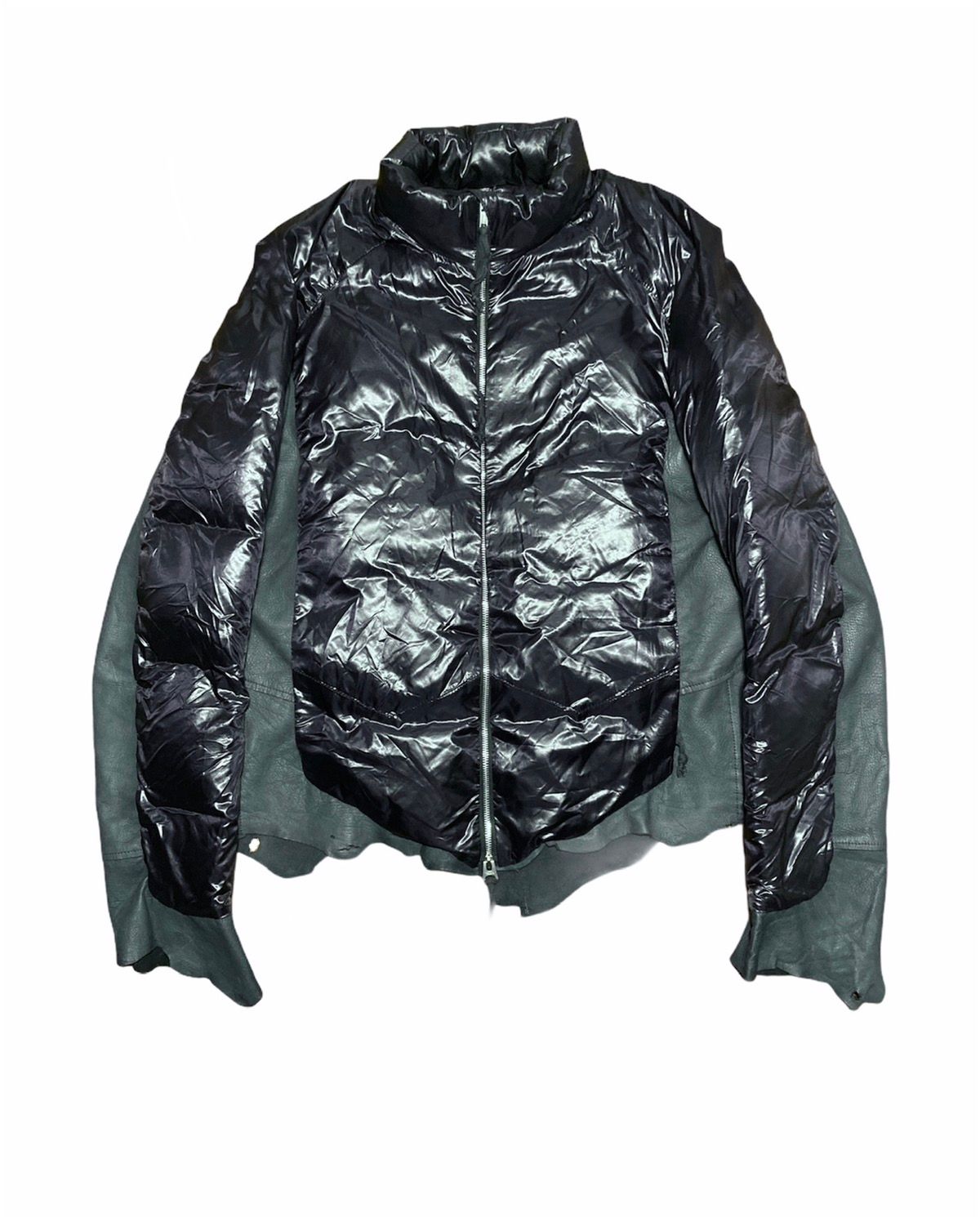 Pre-owned Takahiromiyashita The Soloist F/w 2012 Deer Suede “wild Compact” Down Jacket In Black/navy