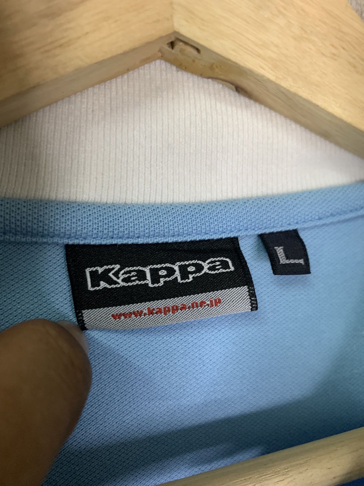 Kappa × Vintage Vintage Kappa Italia Sportswear Blue Sweater L Size US L / EU 52-54 / 3 - 6 Thumbnail