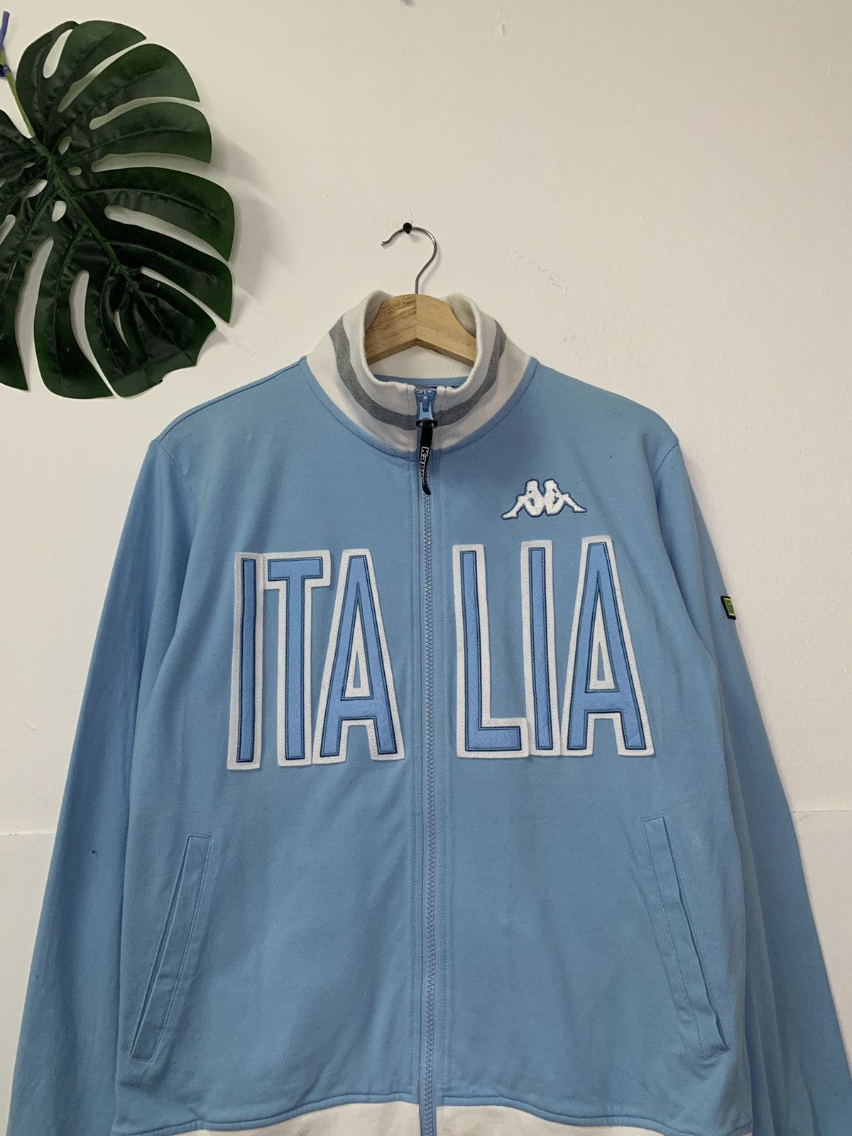 Kappa × Vintage Vintage Kappa Italia Sportswear Blue Sweater L Size US L / EU 52-54 / 3 - 2 Thumbnail