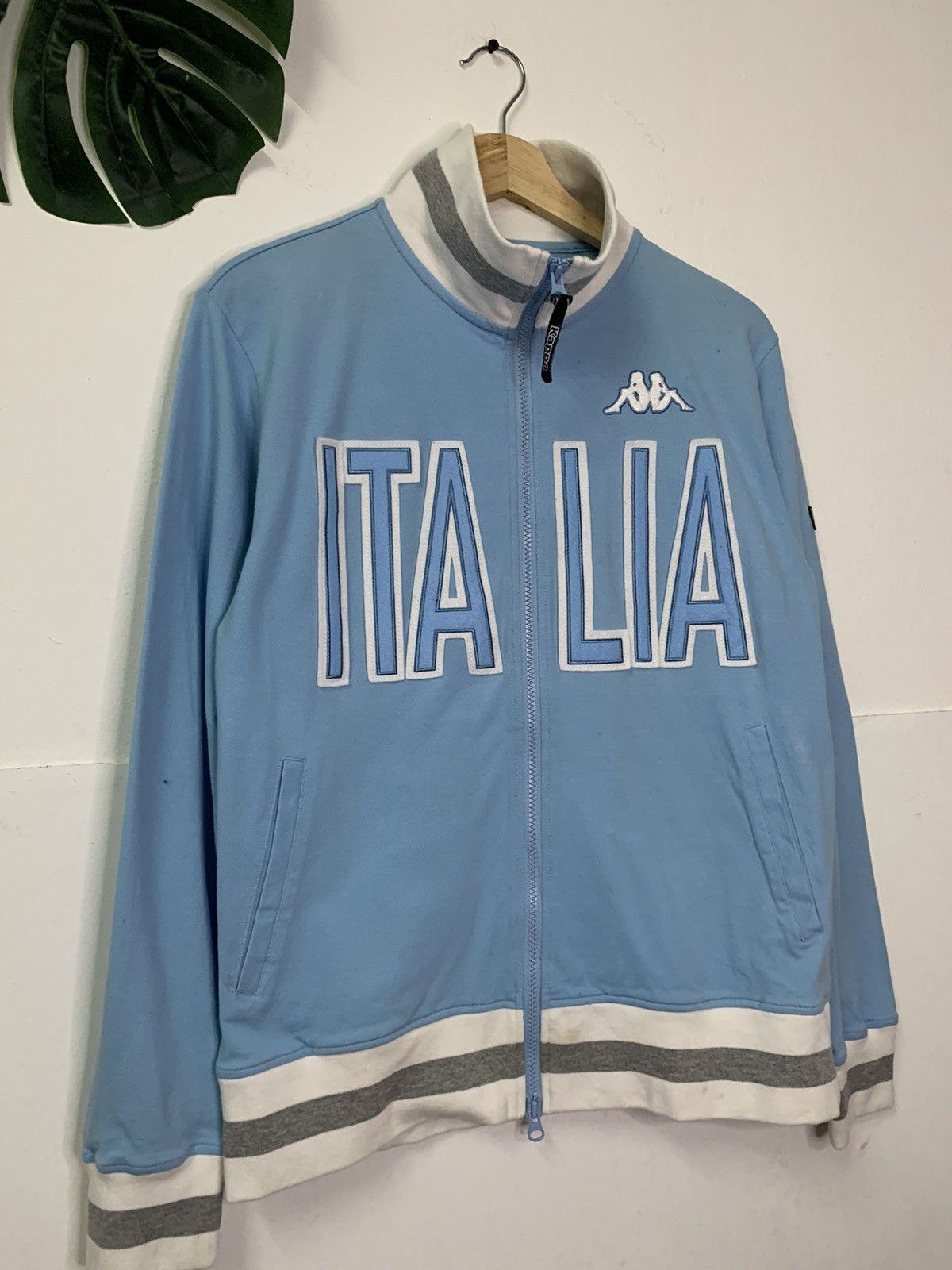 Kappa × Vintage Vintage Kappa Italia Sportswear Blue Sweater L Size US L / EU 52-54 / 3 - 3 Thumbnail
