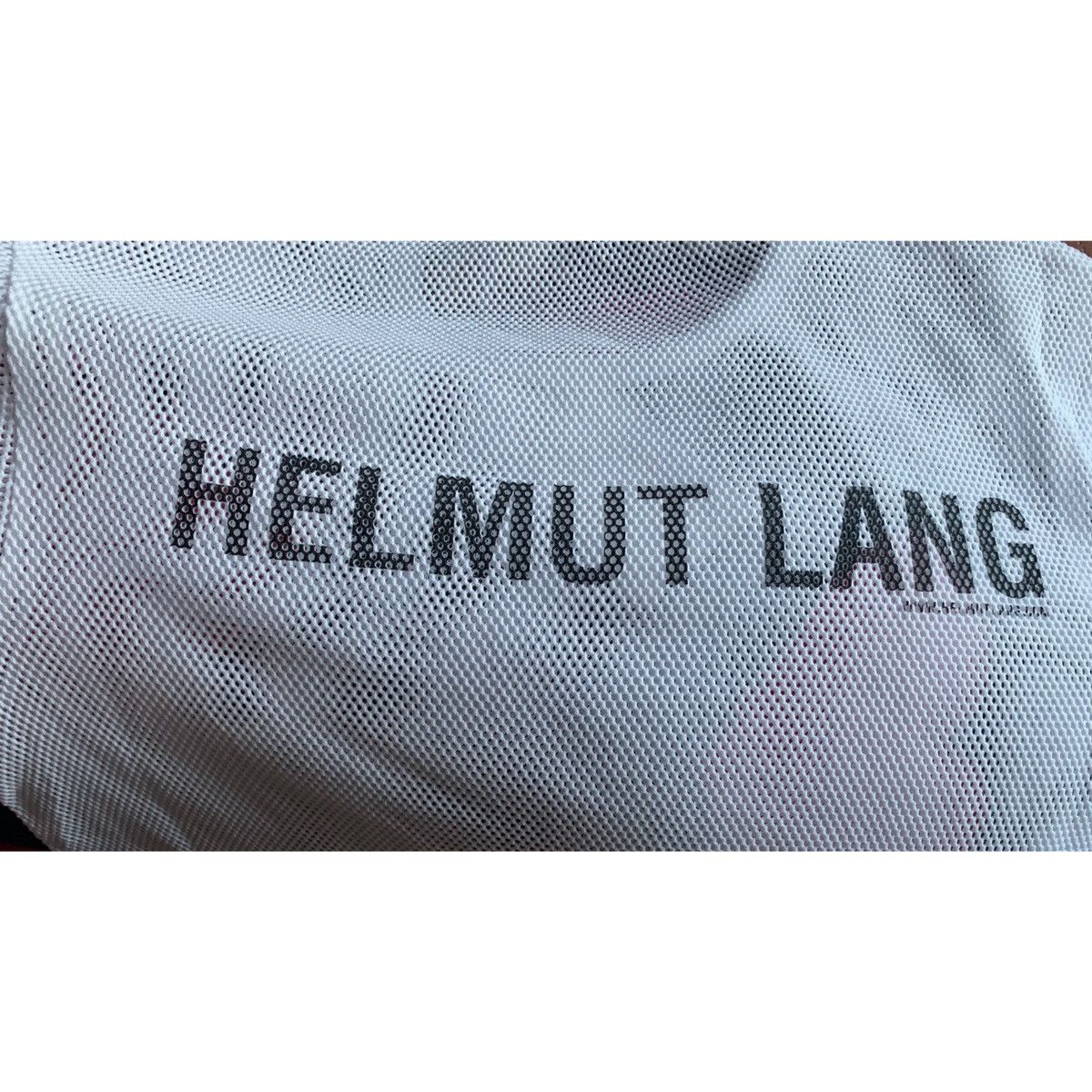 Helmut Lang HELMUT LANG LOGO MESH TOP Size US S / EU 44-46 / 1 - 12 Thumbnail