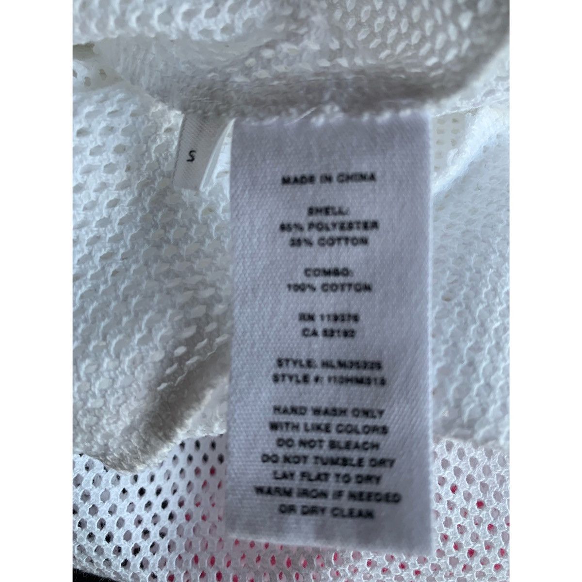 Helmut Lang HELMUT LANG LOGO MESH TOP Size US S / EU 44-46 / 1 - 17 Thumbnail