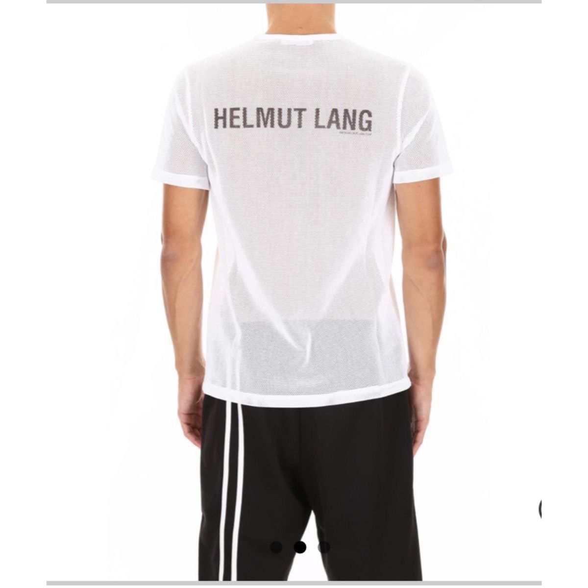 Helmut Lang HELMUT LANG LOGO MESH TOP Size US S / EU 44-46 / 1 - 9 Thumbnail