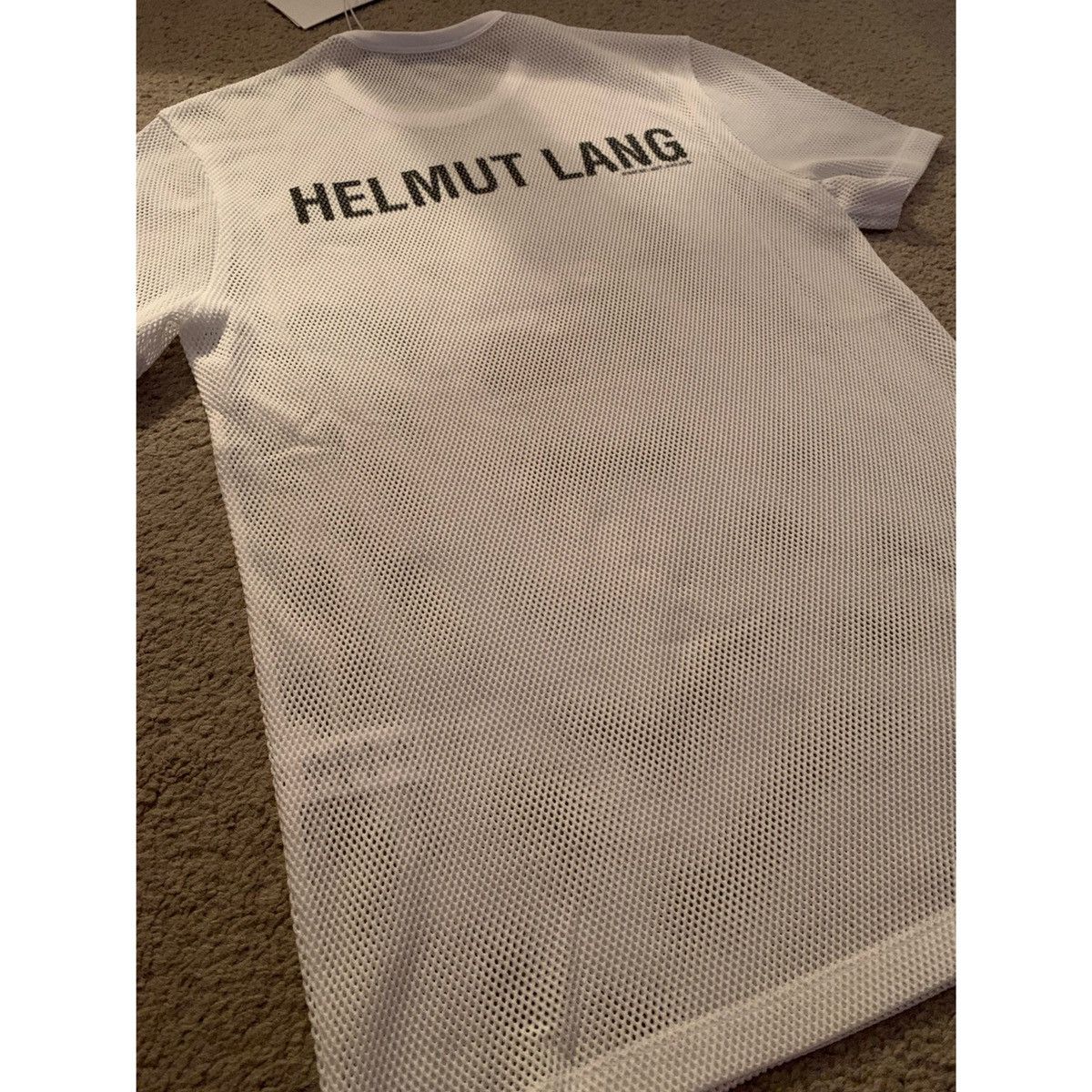 Helmut Lang HELMUT LANG LOGO MESH TOP Size US S / EU 44-46 / 1 - 5 Thumbnail