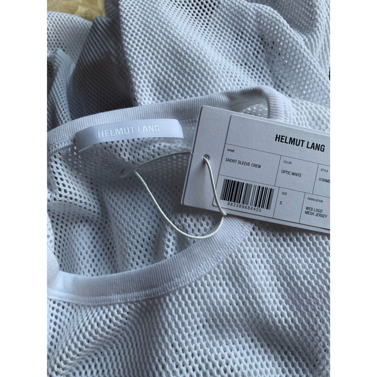 Helmut Lang HELMUT LANG LOGO MESH TOP Size US S / EU 44-46 / 1 - 19 Thumbnail