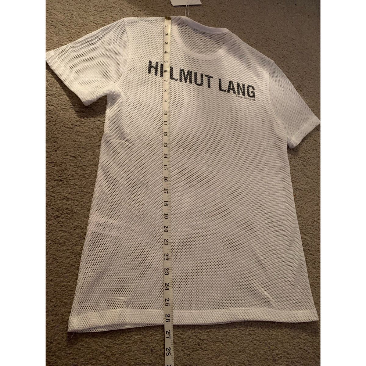 Helmut Lang HELMUT LANG LOGO MESH TOP Size US S / EU 44-46 / 1 - 14 Thumbnail
