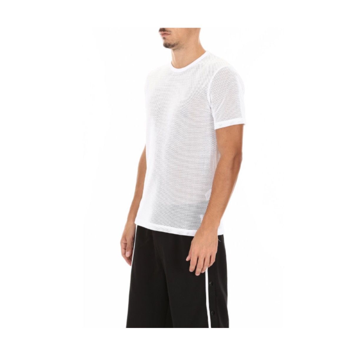 Helmut Lang HELMUT LANG LOGO MESH TOP Size US S / EU 44-46 / 1 - 11 Thumbnail