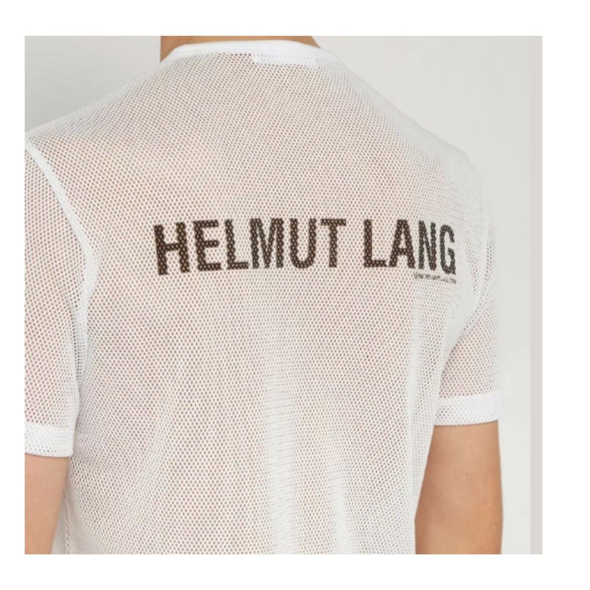 Helmut Lang HELMUT LANG LOGO MESH TOP Size US S / EU 44-46 / 1 - 8 Thumbnail