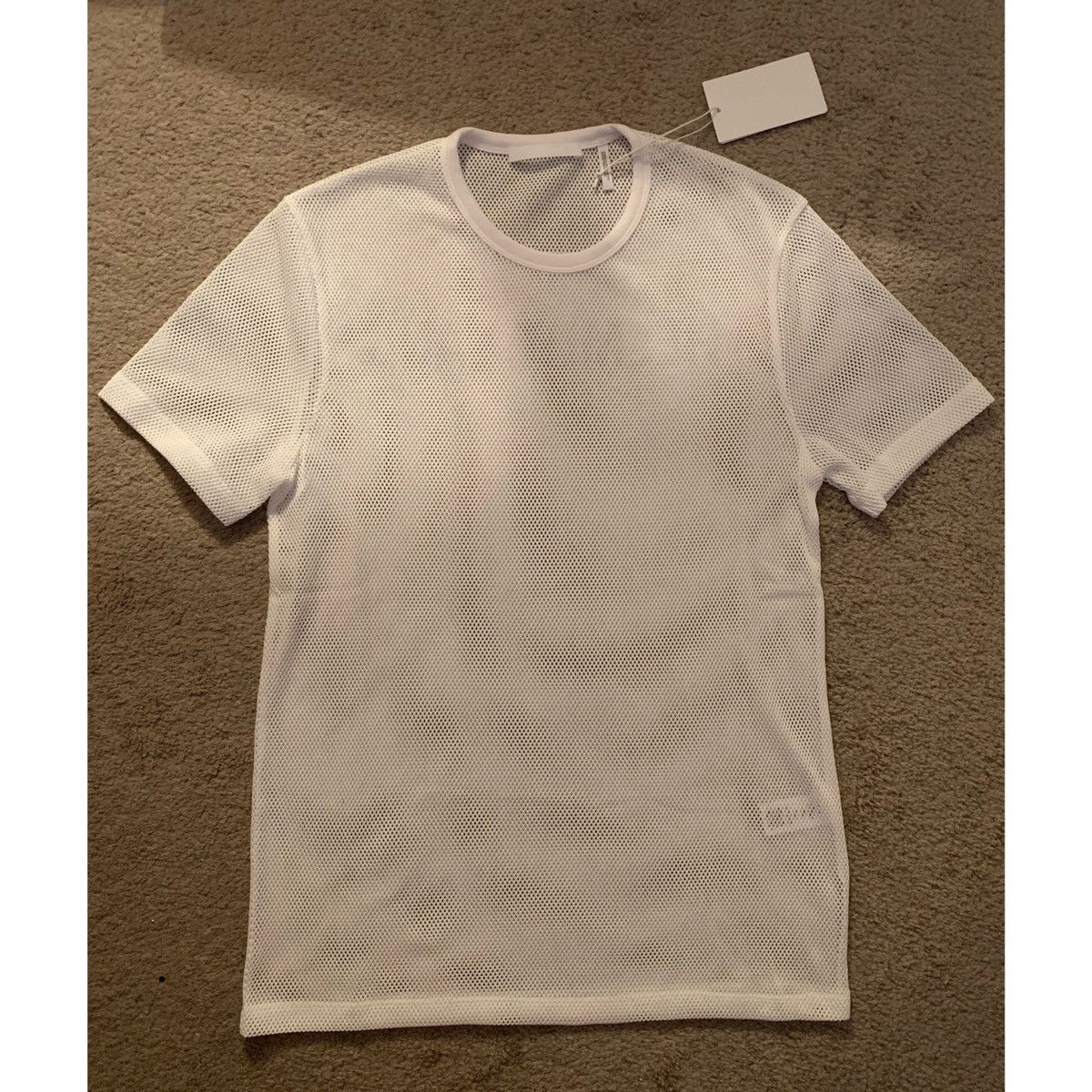 Helmut Lang HELMUT LANG LOGO MESH TOP Size US S / EU 44-46 / 1 - 6 Thumbnail