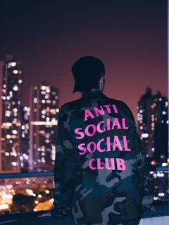 anti social social club Never Change BDU