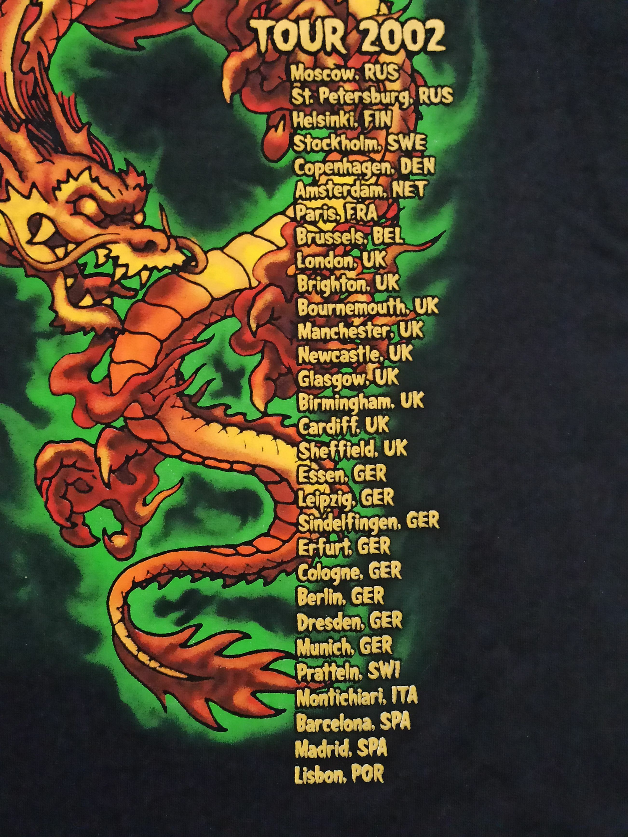Band Tees × Vintage Alice Cooper European Tour 2002 T Shirt Size US L / EU 52-54 / 3 - 5 Thumbnail