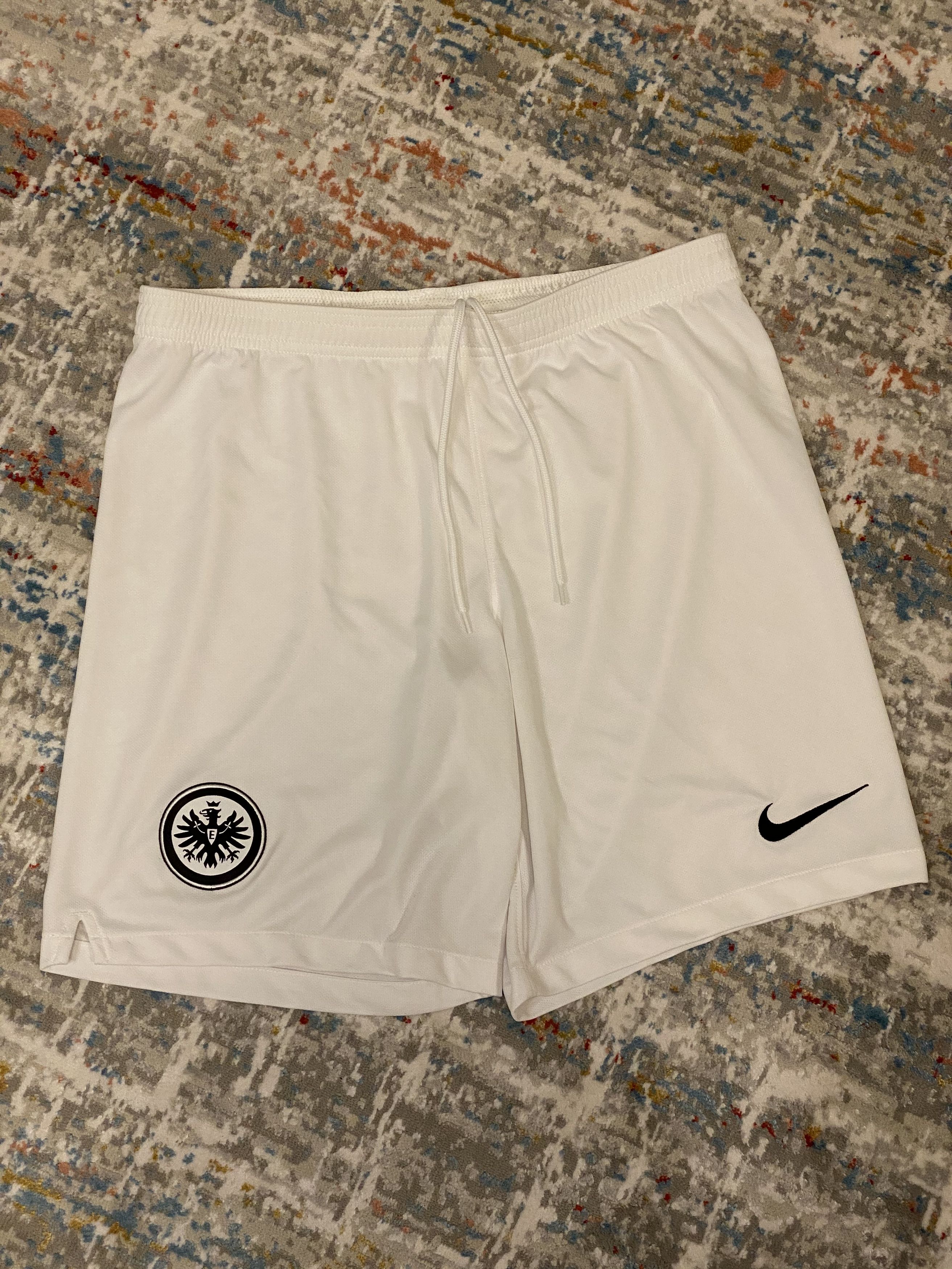 mens white nike soccer shorts