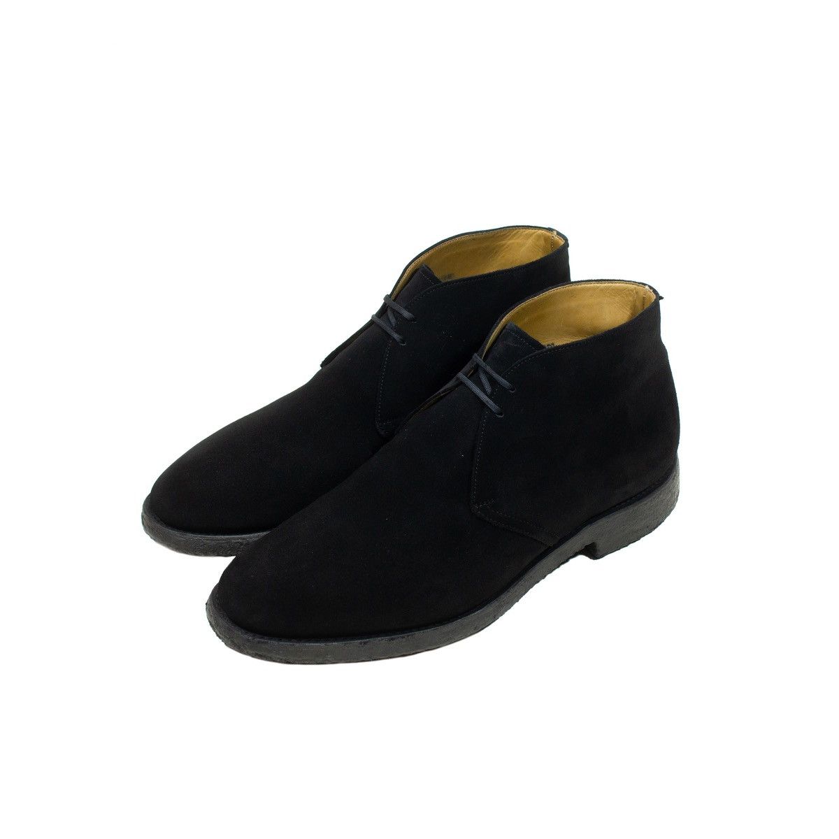 Churchs 760$ Church's Chukka Boot With Crepe Sole In Black Suede | Grailed