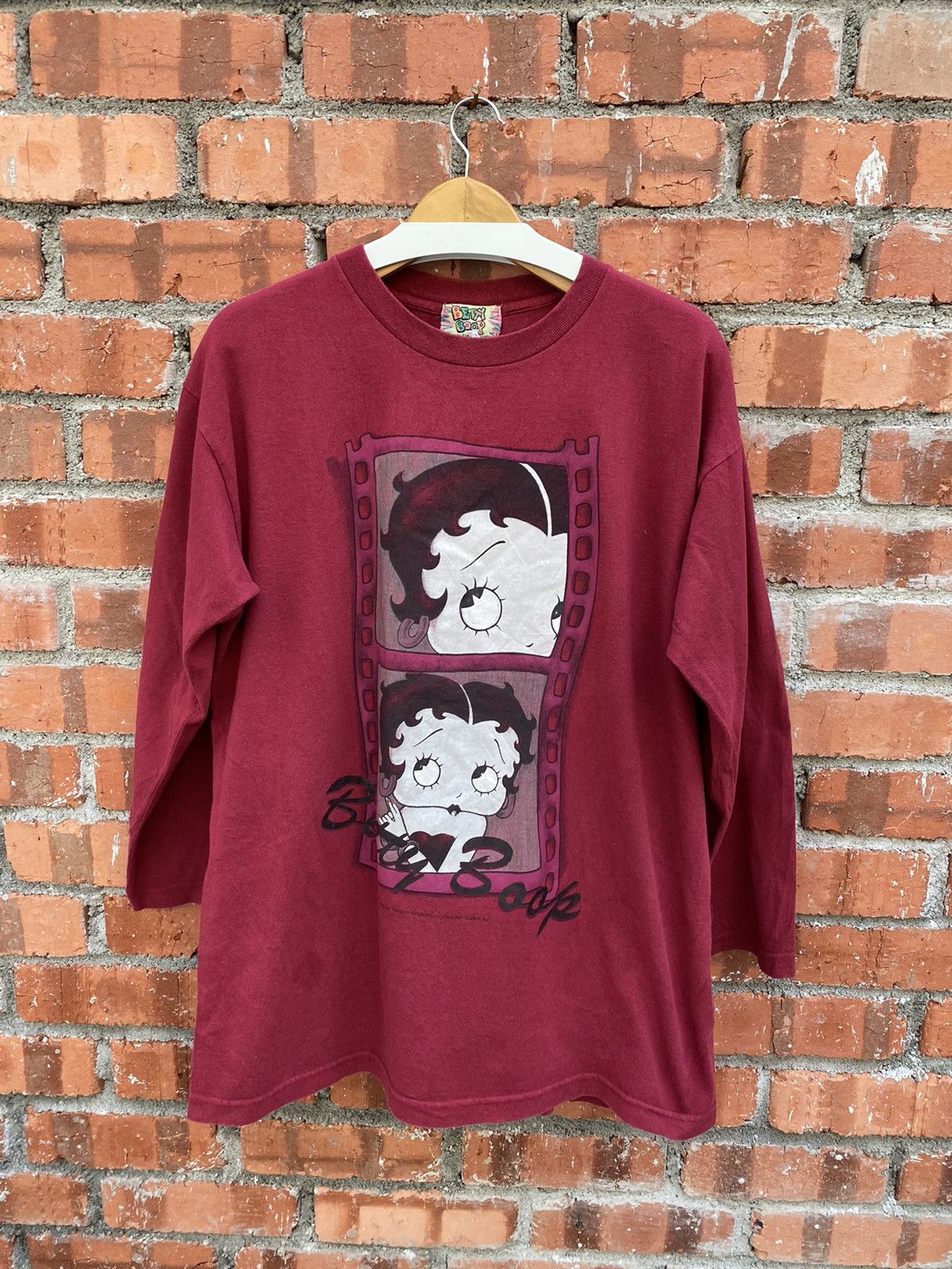 Band Tees rare betty boop 90s long sleeve Size US L / EU 52-54 / 3 - 1 Thumbnail