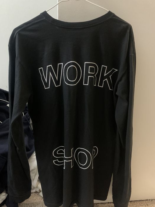 Our Legacy Stussy x Our Legacy Workshop L/S Collab Print T | Grailed