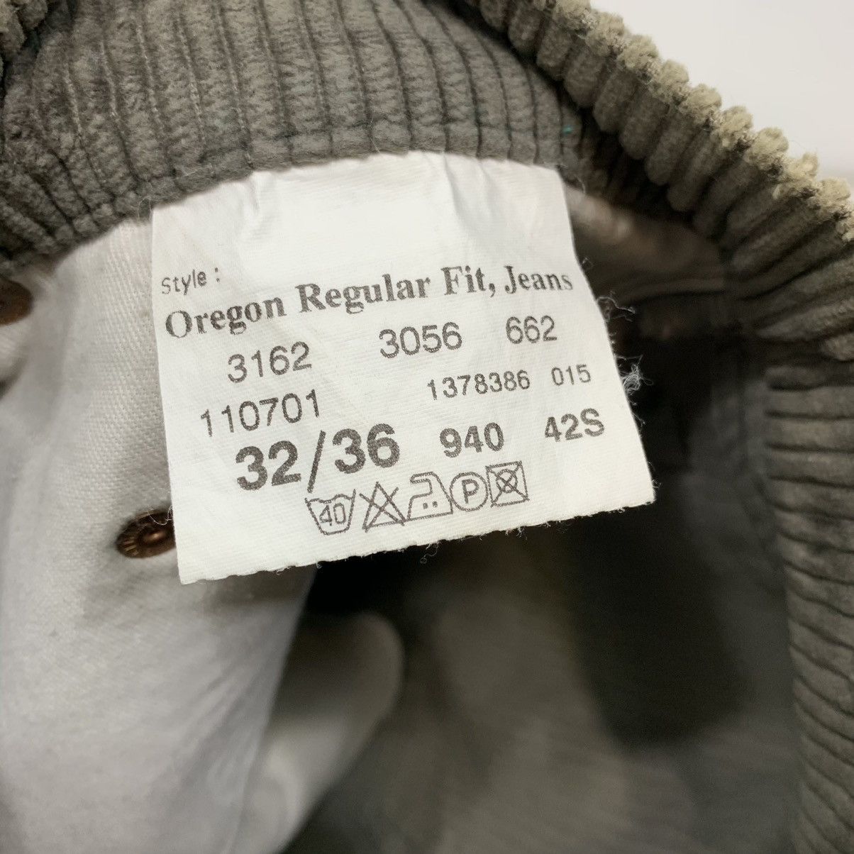 Mustang Vintage Mustang Oregon Corduroy Flare Bell Bottom Pants Size US 32 / EU 48 - 6 Thumbnail