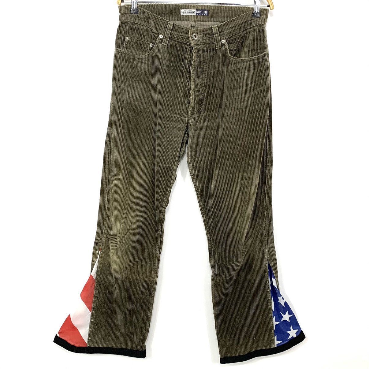 Mustang Vintage Mustang Oregon Corduroy Flare Bell Bottom Pants Size US 32 / EU 48 - 1 Thumbnail