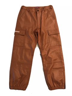 Supreme Leather Cargo Pants | Grailed