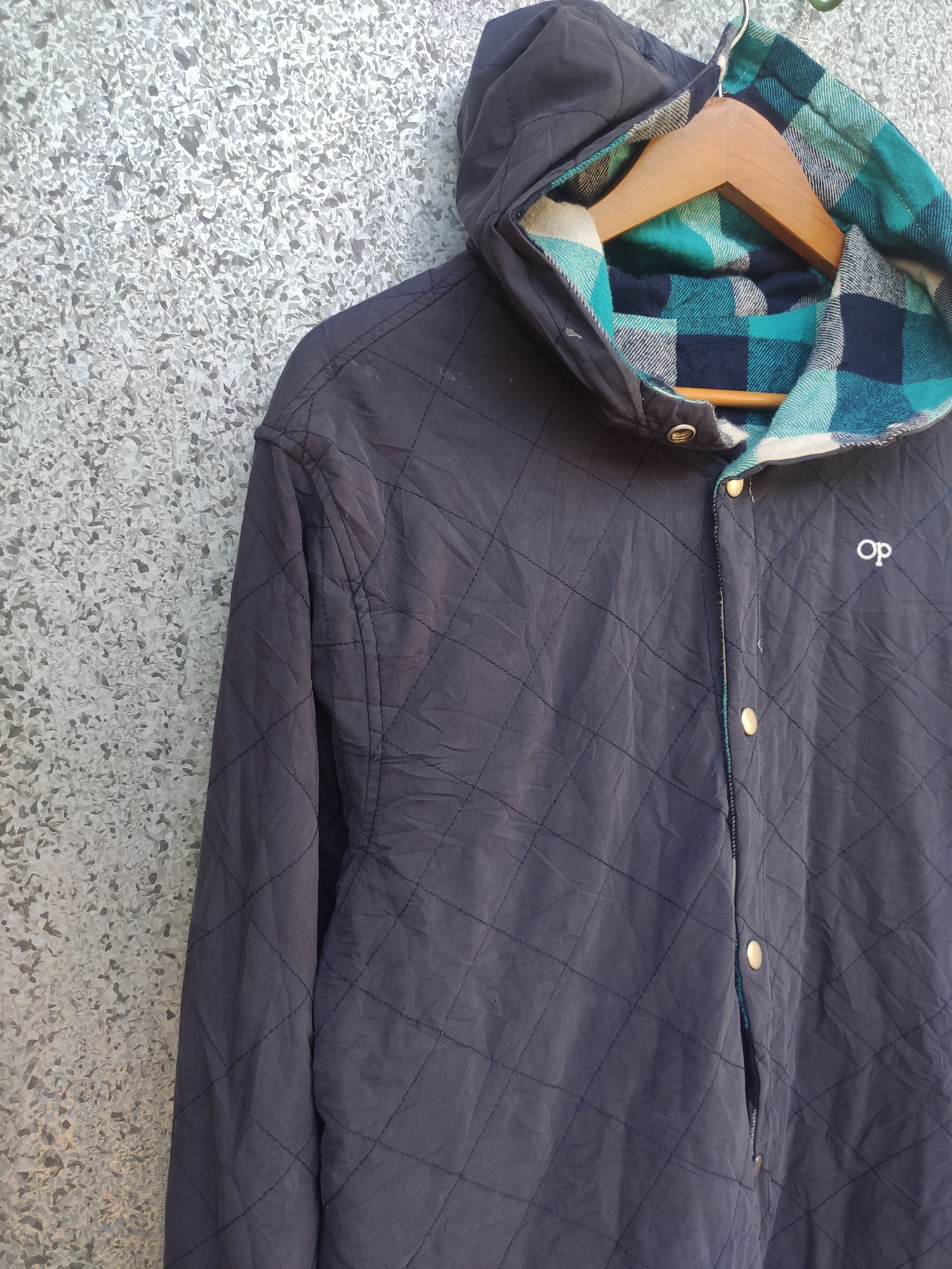 Flannel Vintage Ocean Pacific jacket flannel reversible Hoodies Size US M / EU 48-50 / 2 - 8 Thumbnail