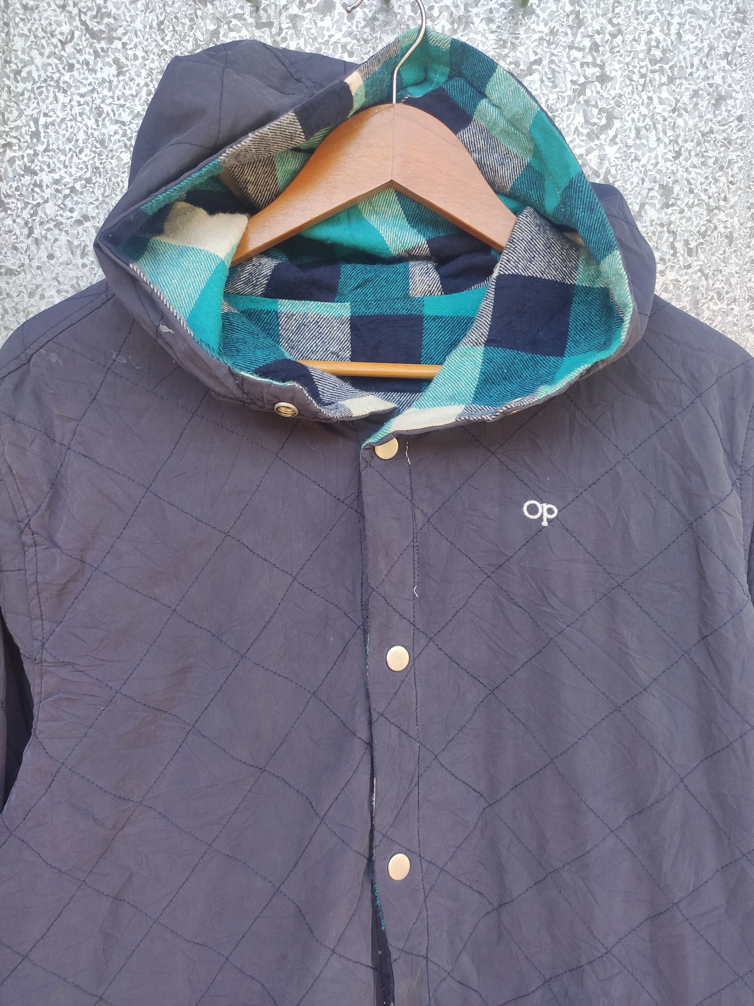 Flannel Vintage Ocean Pacific jacket flannel reversible Hoodies Size US M / EU 48-50 / 2 - 7 Thumbnail