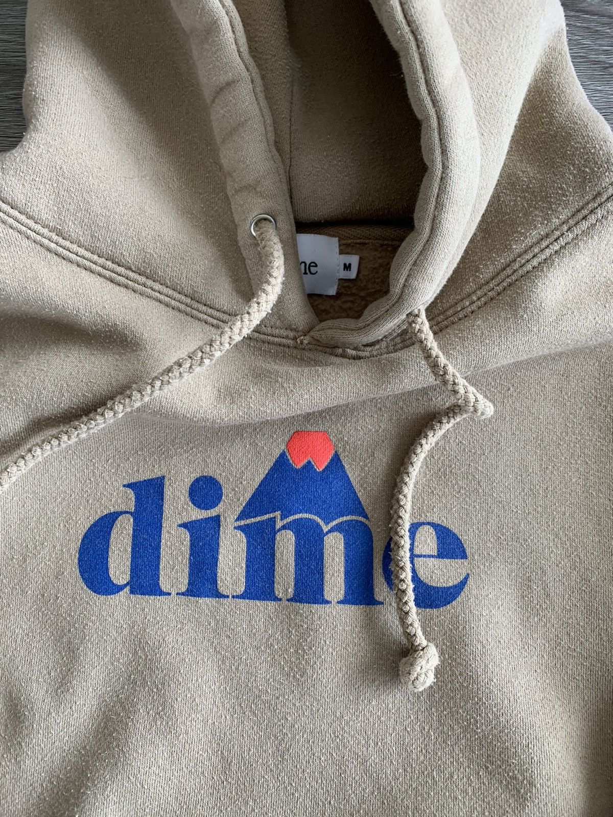 Dime Dime mountain logo hoodie | Grailed