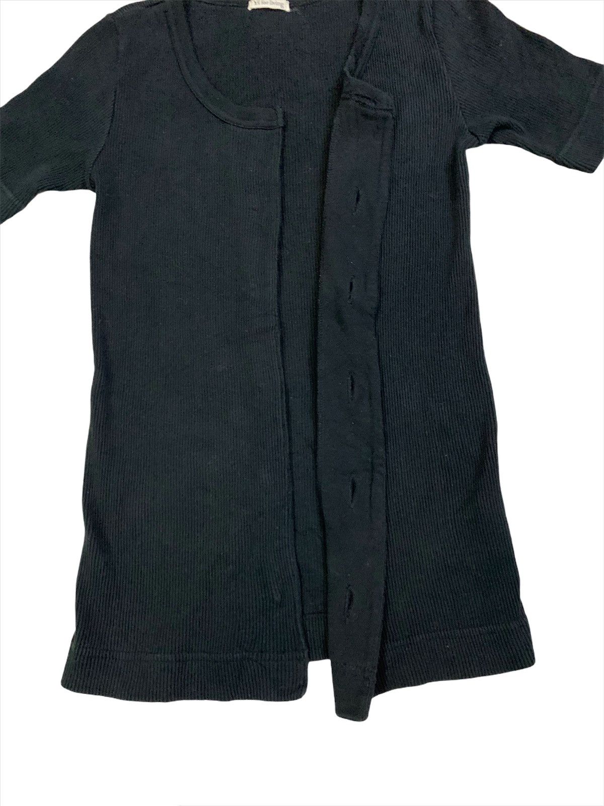Y's × Yohji Yamamoto Vintage Y’s For Living Black Shirt Size US S / EU 44-46 / 1 - 4 Thumbnail