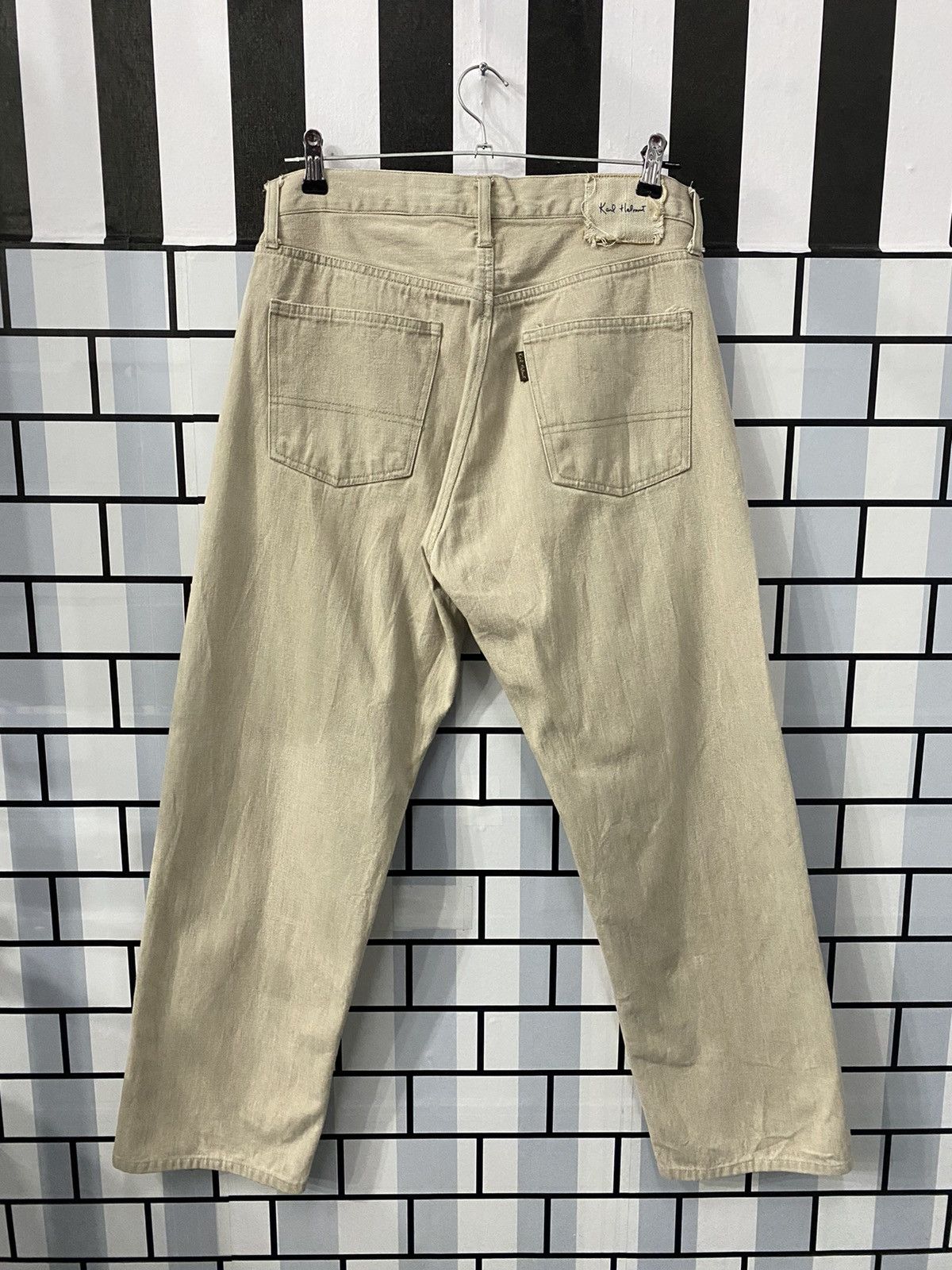 Japanese Brand Karl Helmut Rare Design Patchwork Denim Size US 31 - 2 Thumbnail