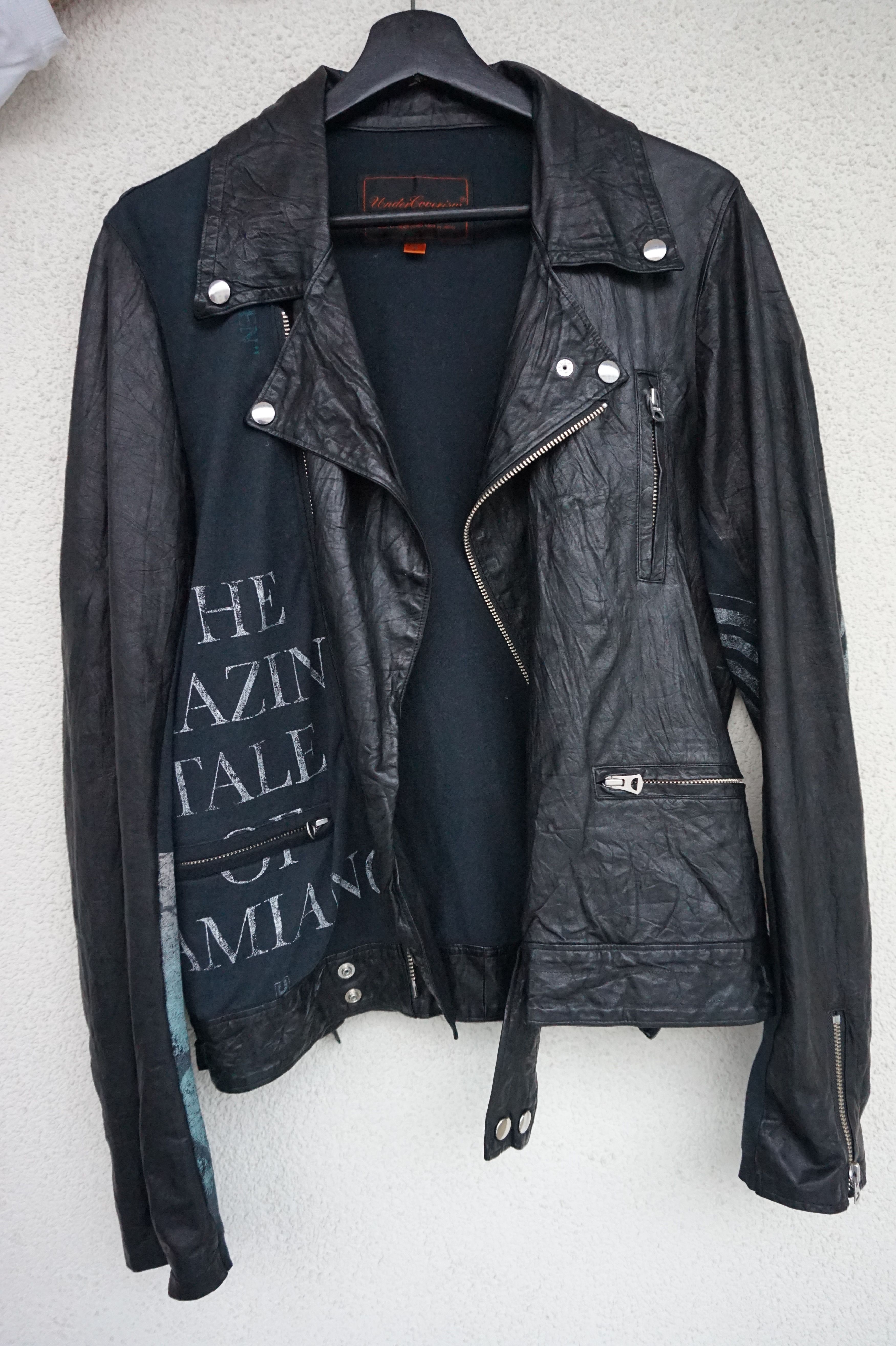 UNDERCOVER ‘06ss\"T\" Klaus Leather Jacket UNDERCOVER Spring Summer 2006 